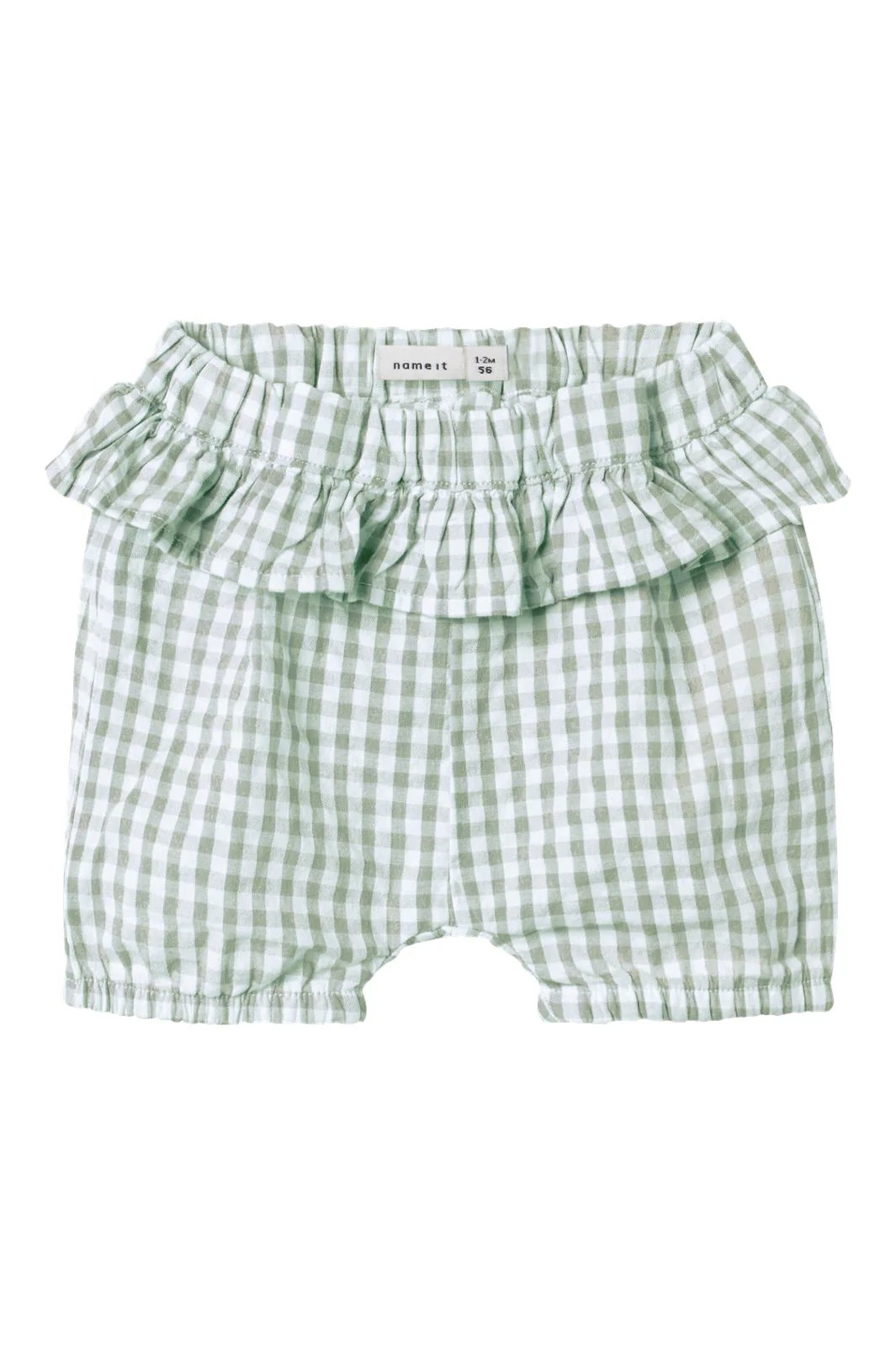 SET T-SHIRT CON CONIGLIO E SHORTS B.CO E VERDE – NAME IT - immagine 3