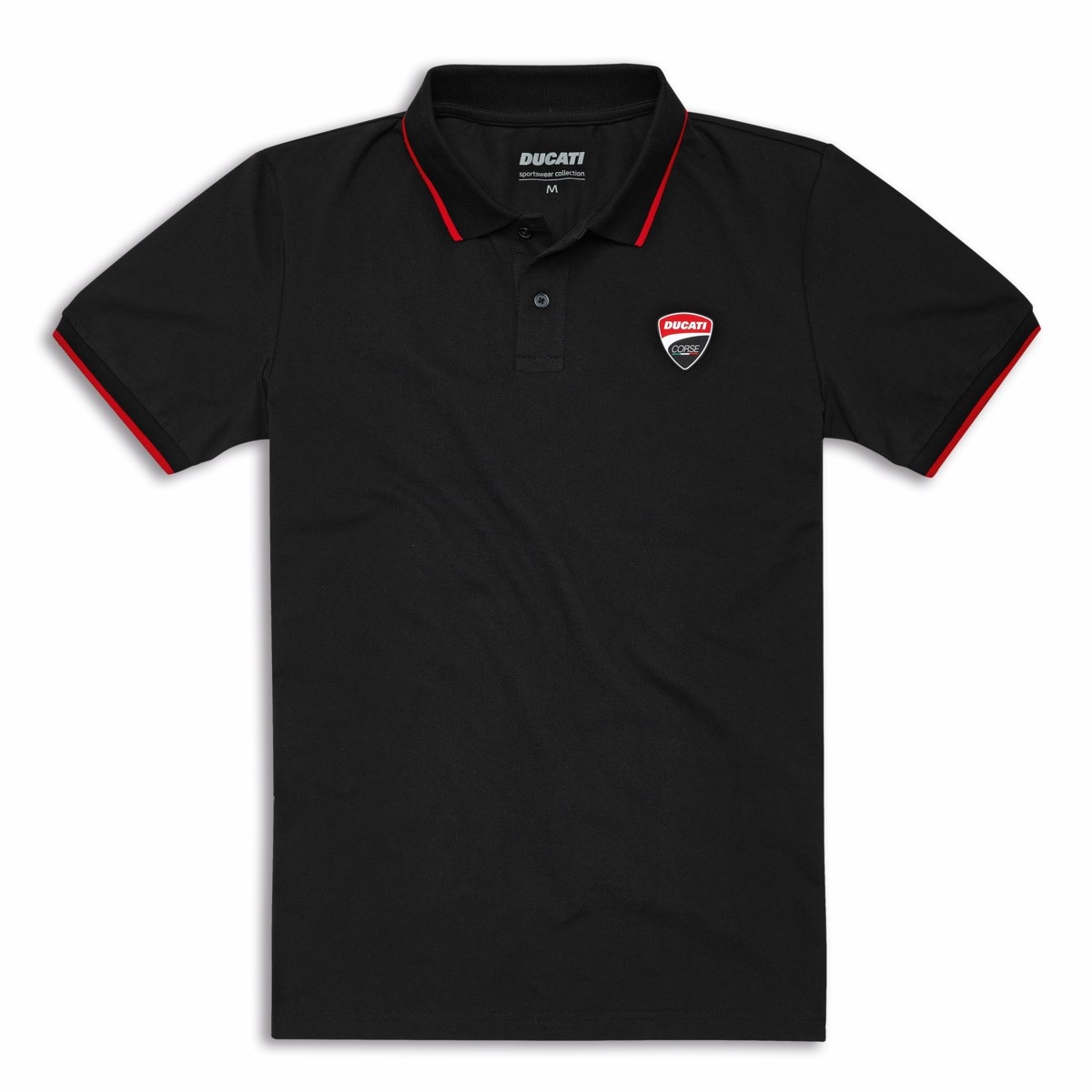 Polo DC Logo nera Ducati - immagine 2