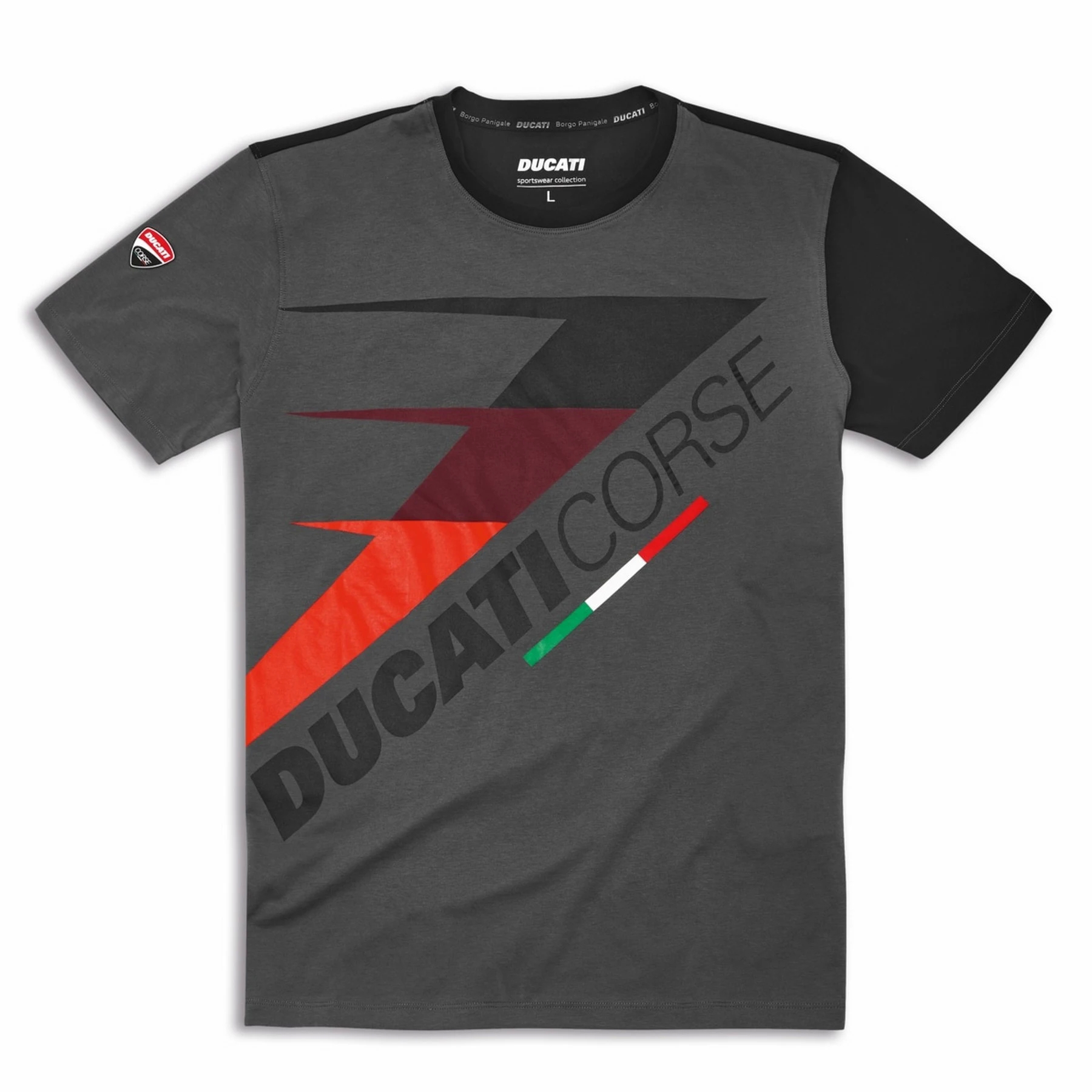 T-shirt – DC Speed grigio – nero Ducati - immagine 2
