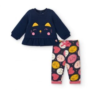 TUTA MAGLIA BLU E LEGGINS FANTASIA LOVELY KITTENS – Tuc tuc