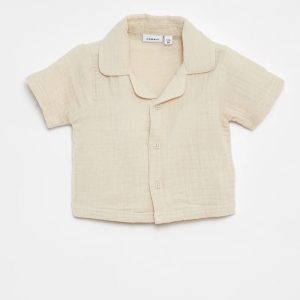 SET CAMICIA M/C E SHORTS SABBIA – NAME IT
