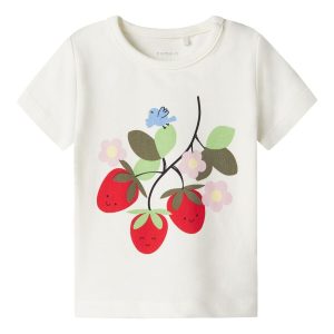 SET CON T-SHIRT M/C B.CA E SHORTS FRAGOLE – NAME IT