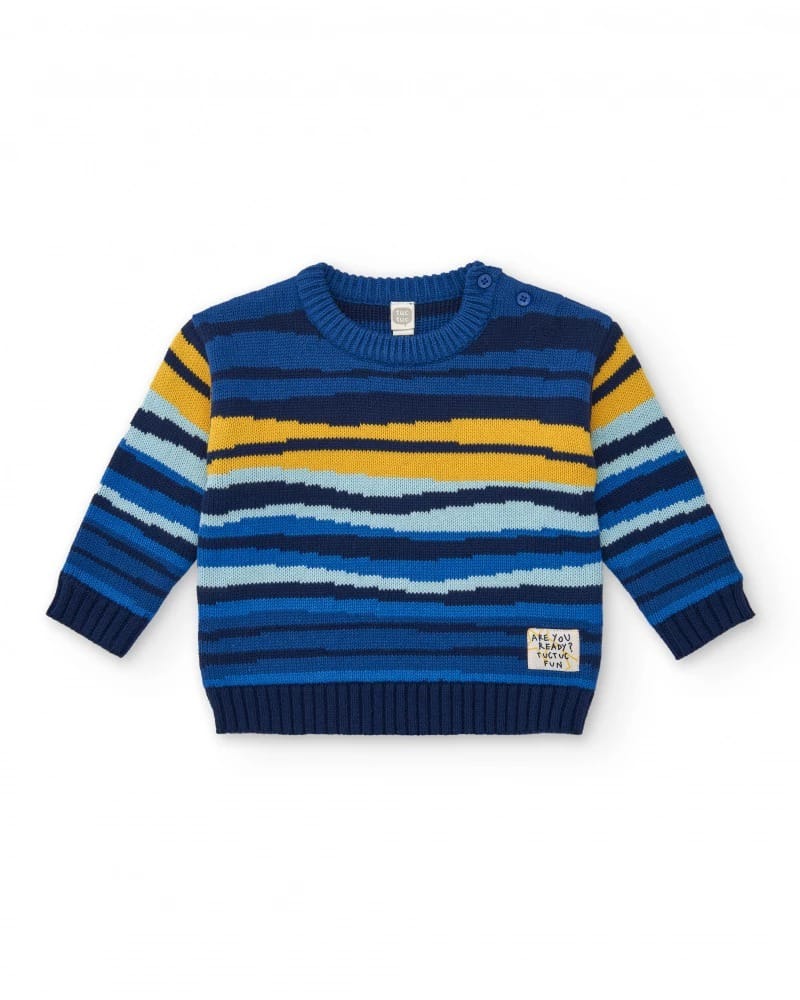 MAGLIONE TRICOT A RIGHE AMAZING – Tuc tuc - immagine 2