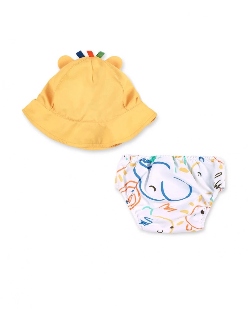 SET 2PZ COSTUME CONTENITIVO “AMIMAL LIFE” E CAPPELLINO – TUC TUC - immagine 3