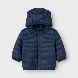 PIUMINO BLU CON ORECCHIE – Name it