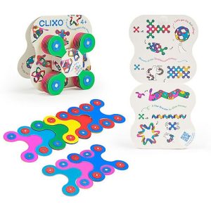 Tiny & Mighty 9 Pezzi Multicolor, Gioco Magnetico STEAM – Clixo
