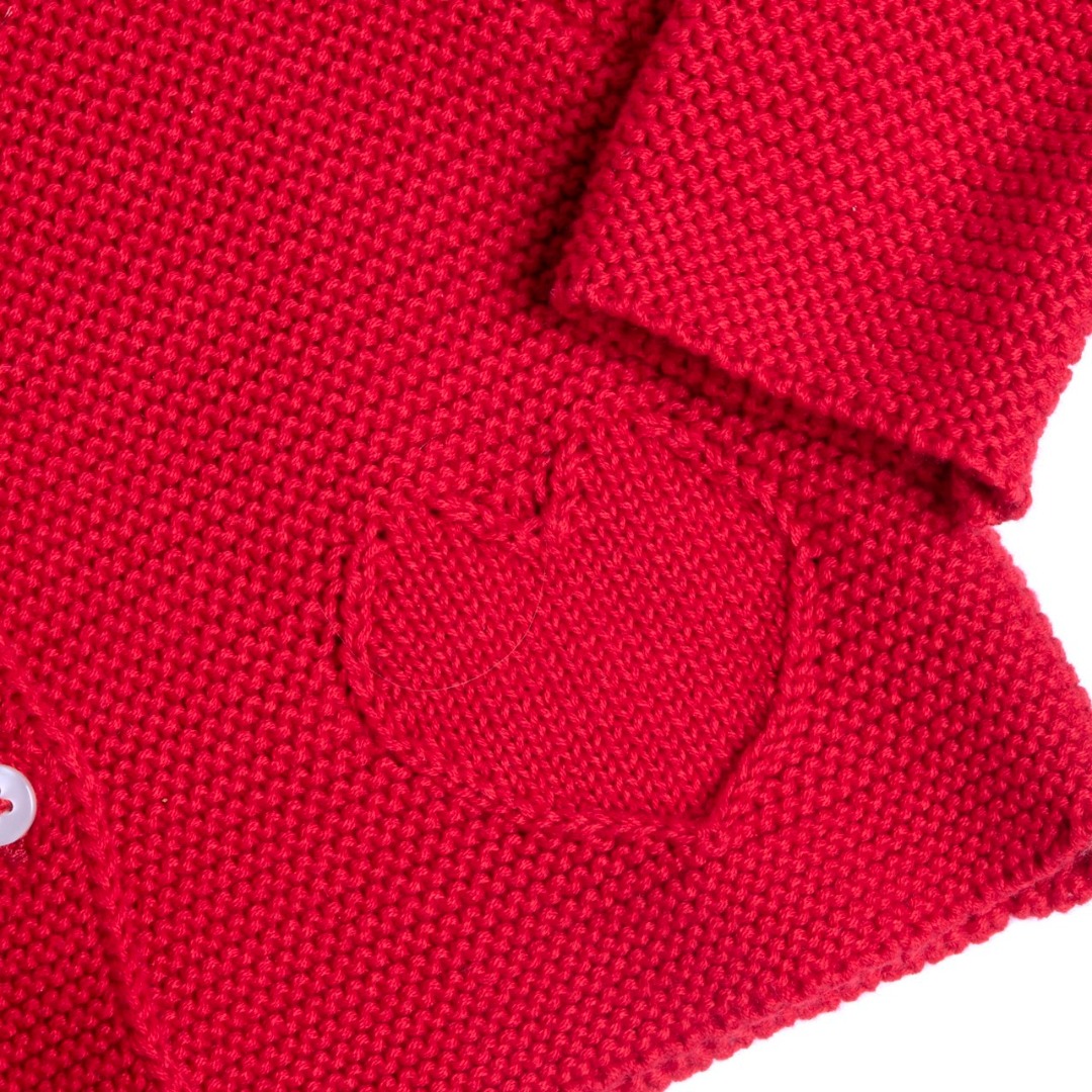 CARDIGAN ROSSO JACQUARD – Chicco - immagine 3