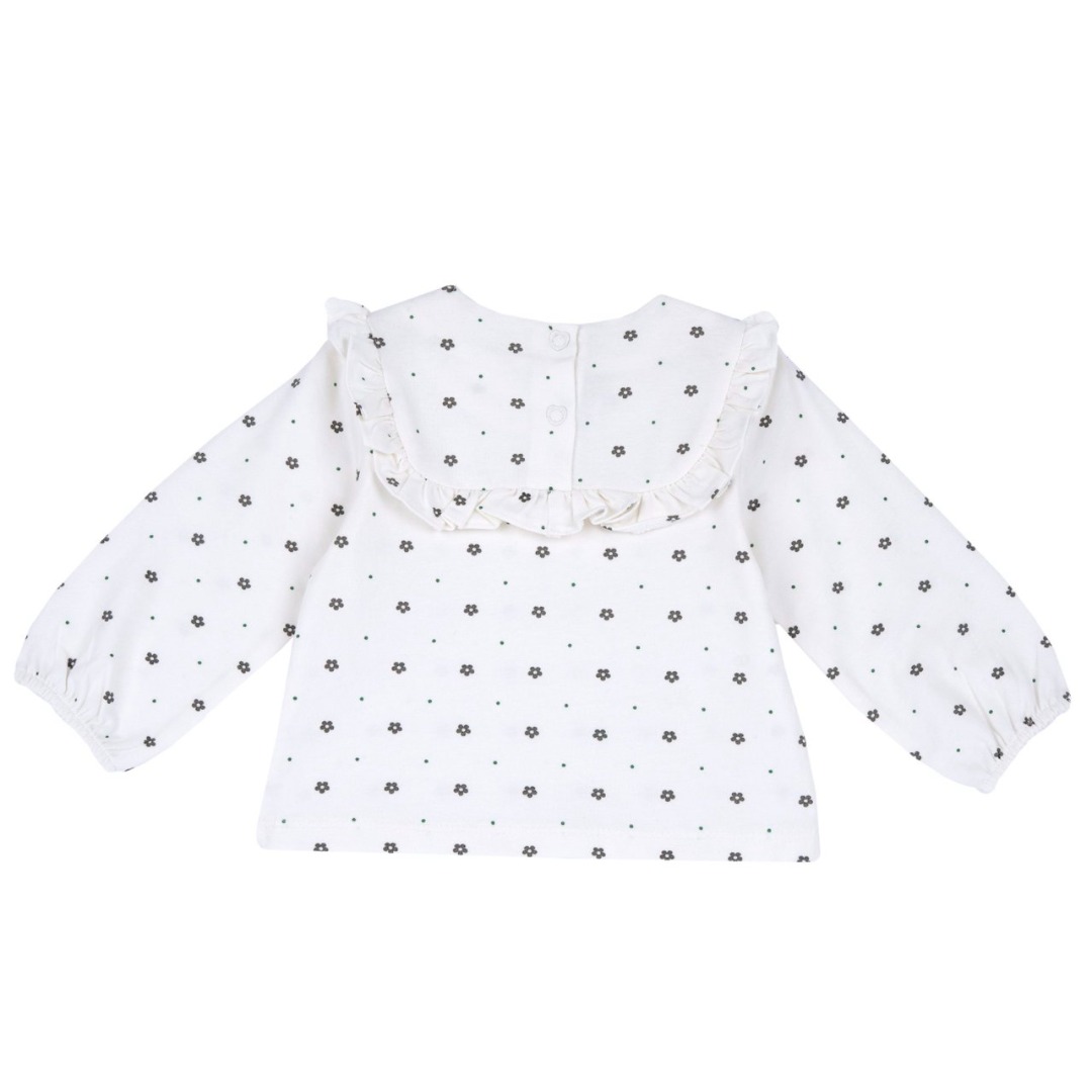 MAGLIA M/L JERSEY FANT. FIORELLINI CON VERDE – Chicco - immagine 3
