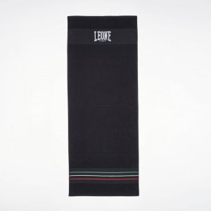 LEONE – Asciugamano da ring Flag – Nero