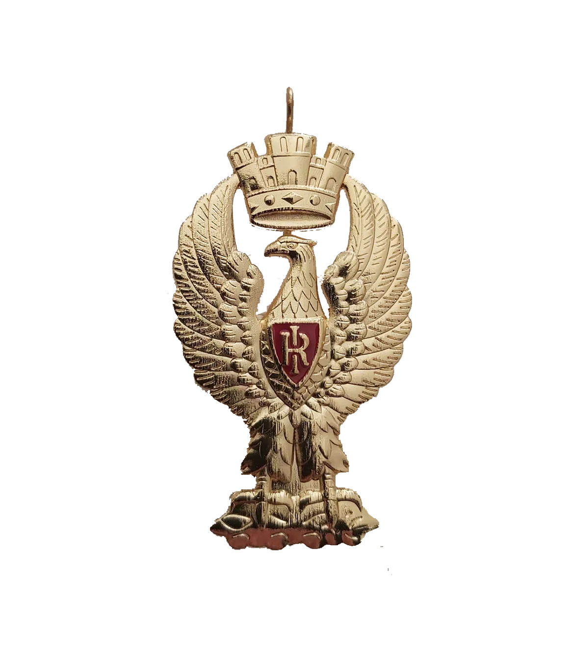 Fregio metallico da basco Polizia di Stato