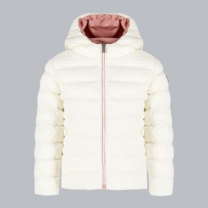CIESSE – GIACCA REVERSIBILE BAMBINA Linda Girl – Bianco e Rosa