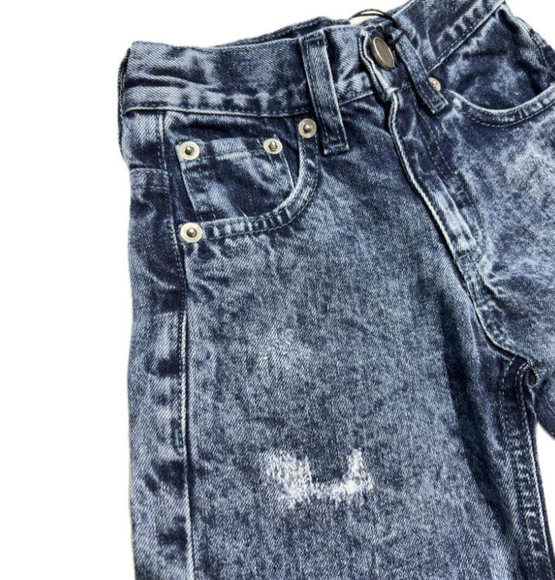 Jasper Jeans Neonato Lavaggio Marmorizzato - immagine 4
