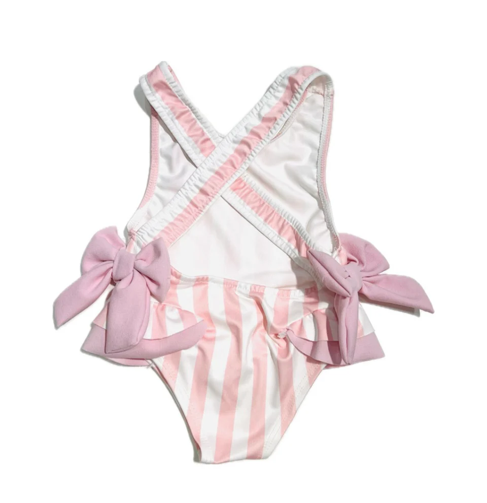 Costume Intero Mare Neonata con Fiocchi - immagine 3