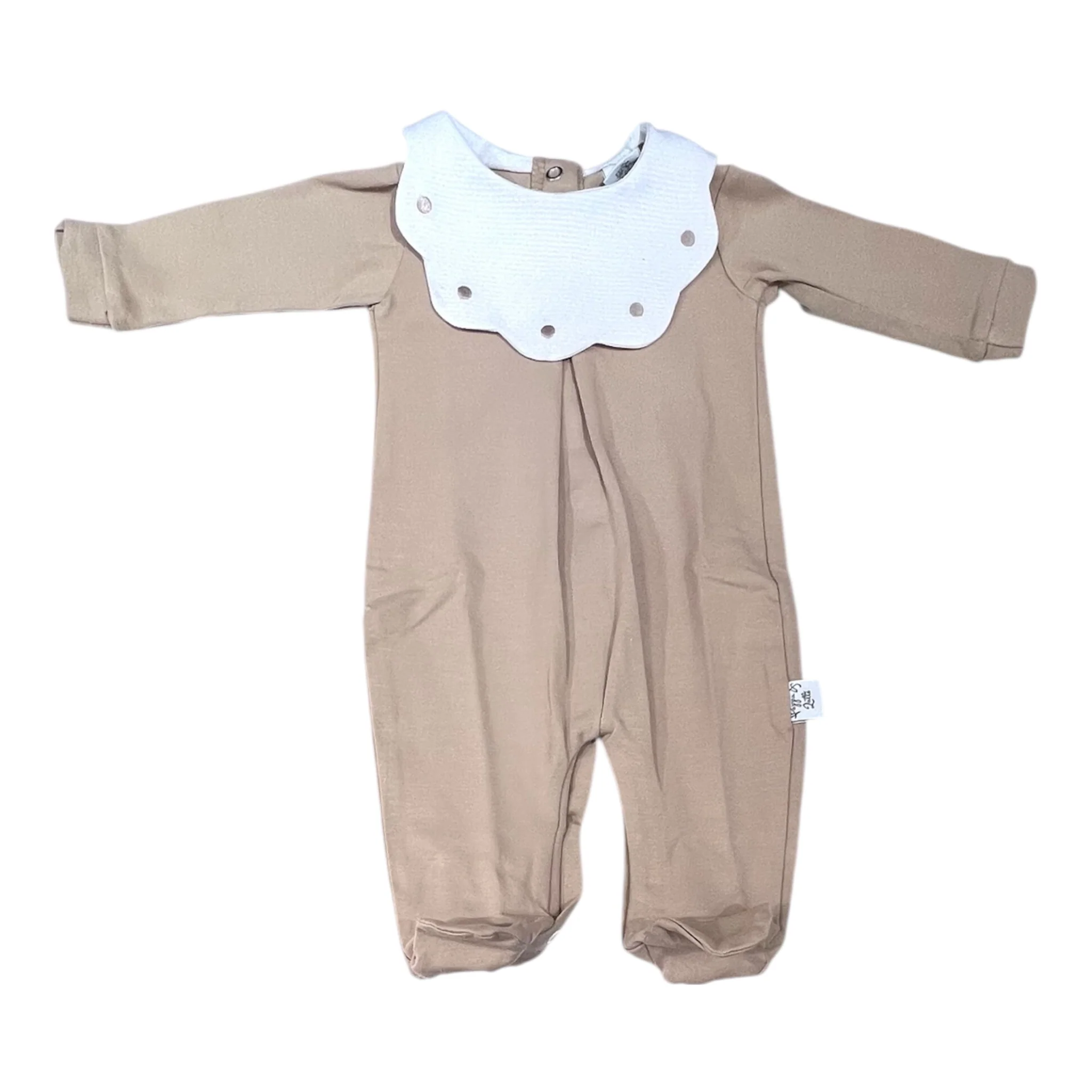 Pappa & Latte Tutina Nuvola Pois Cotone in Jersey Personalizzabile - immagine 6