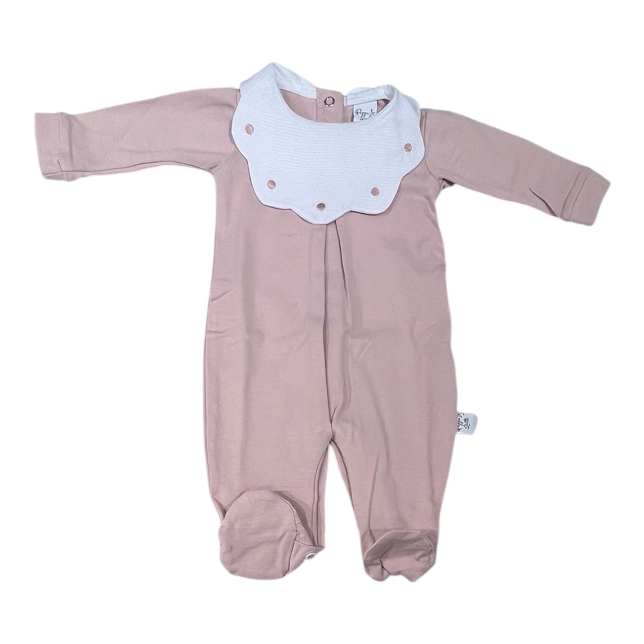 Pappa & Latte Tutina Nuvola Pois Cotone in Jersey Personalizzabile - immagine 8