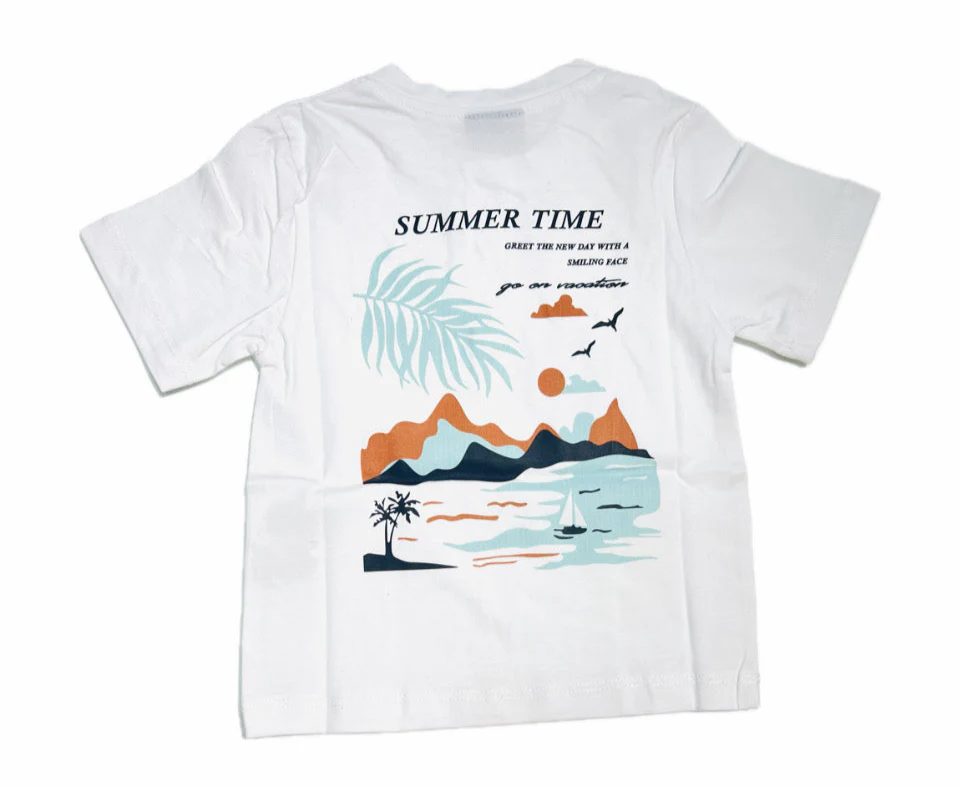 Jasper T-Shirt Serafina Neonato retro stampa - immagine 3