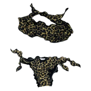 Costume Animalier Bambina Due Pezzi Fascia e Slip con Laccetti