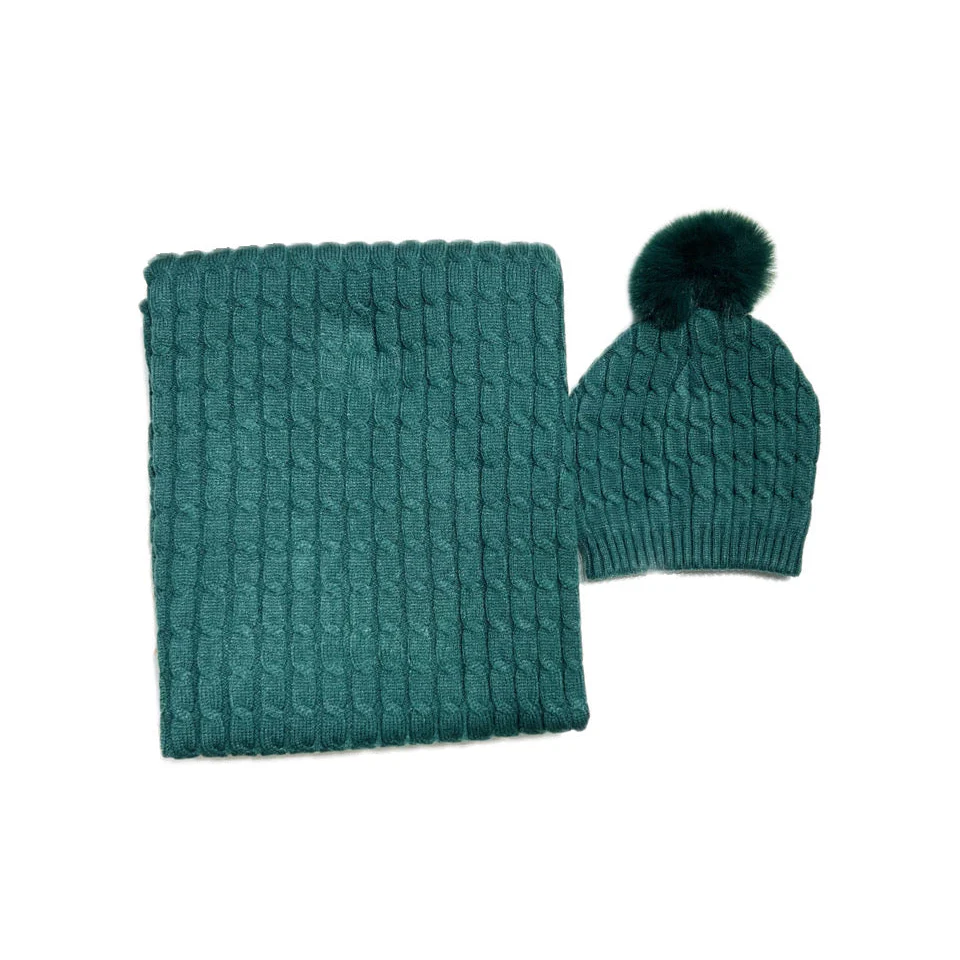 Batuffolini Copertina Culla Smacchinata con Cappello Pompon Primi Giorni - immagine 2