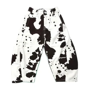 Jeans Cow Baggy da bambina