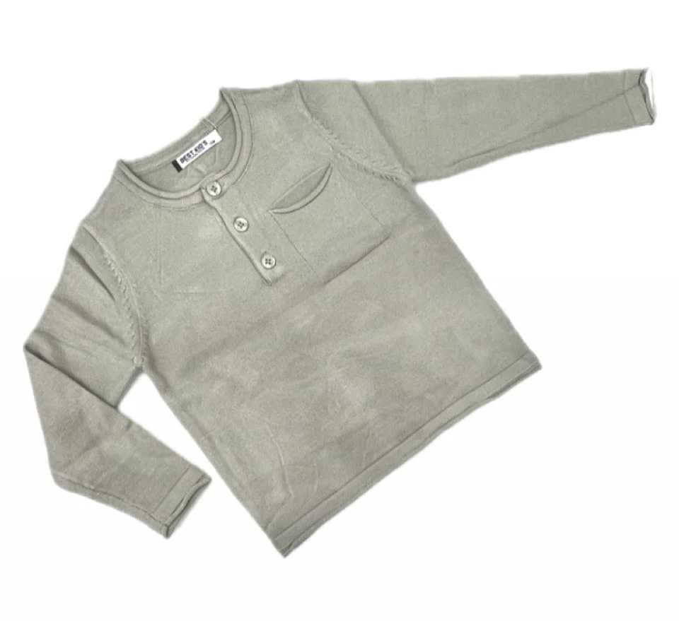 Pullover Serafina Lana Rasata con Taschino Da Neonato - immagine 3