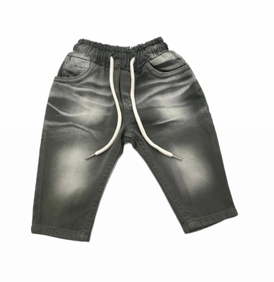 Victor Jeans Verde Sfumato da Neonato - immagine 2