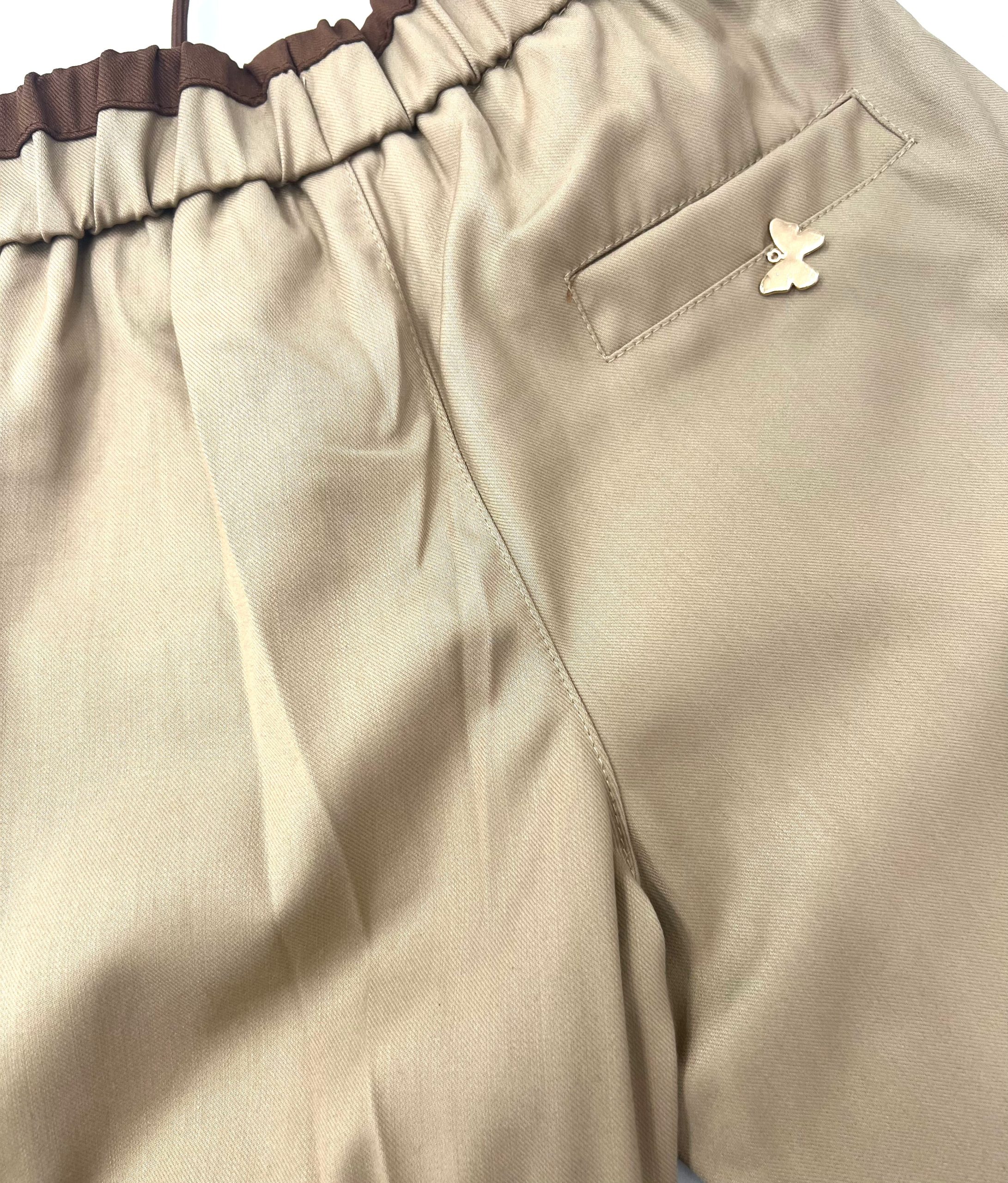 Pantalone Largo con Molla e Laccetto Bambina - immagine 4