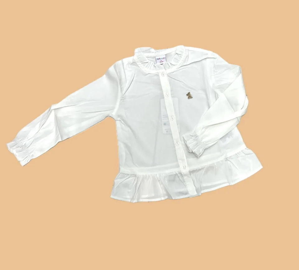 Ativo Camicia Voilant Da Bambina - immagine 2