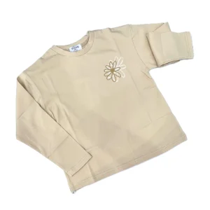 Ativo Maglia in Cotone Caldo da Bambina