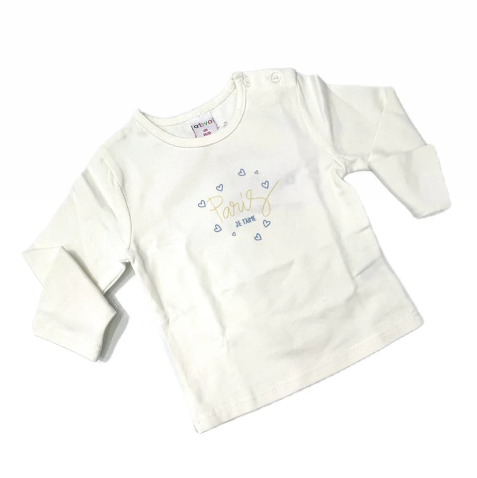 Ativo Maglia in Cotone Caldo Paris Neonata - immagine 2