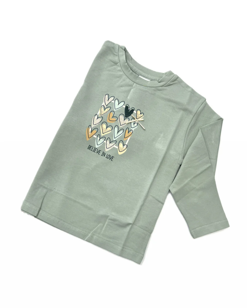 Ativo Maglia Cotone Caldo Da Bambina - immagine 2