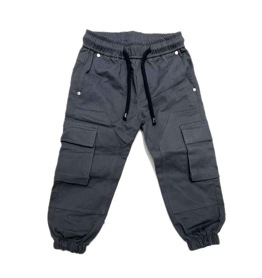 JASPER Pantalone Cargo Con Elastico in Vita Invernale