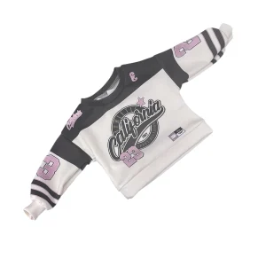 Felpa Maglia Baseball Invernale Da Neonata