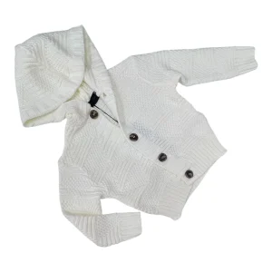 Attuality Cardigan m. Lana con Cappuccio Da Bambino