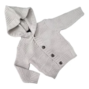 Attuality Cardigan m. Lana con Cappuccio Da Neonato