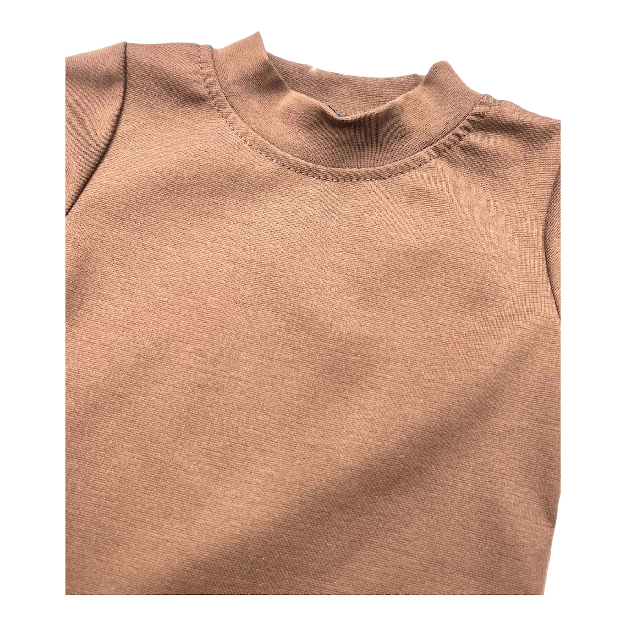Maglia Elastica Invernale Giro Collo Manica Lunga Da Neonati - immagine 4