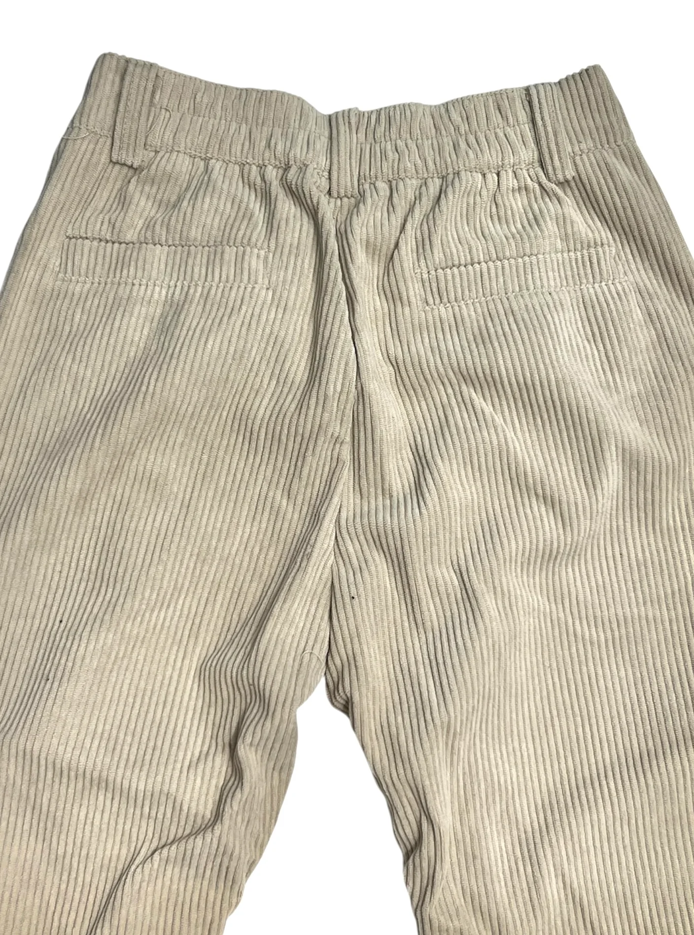 Pantalone Japan In Vellutto A Costine Con Pinces Da Bambino - immagine 4
