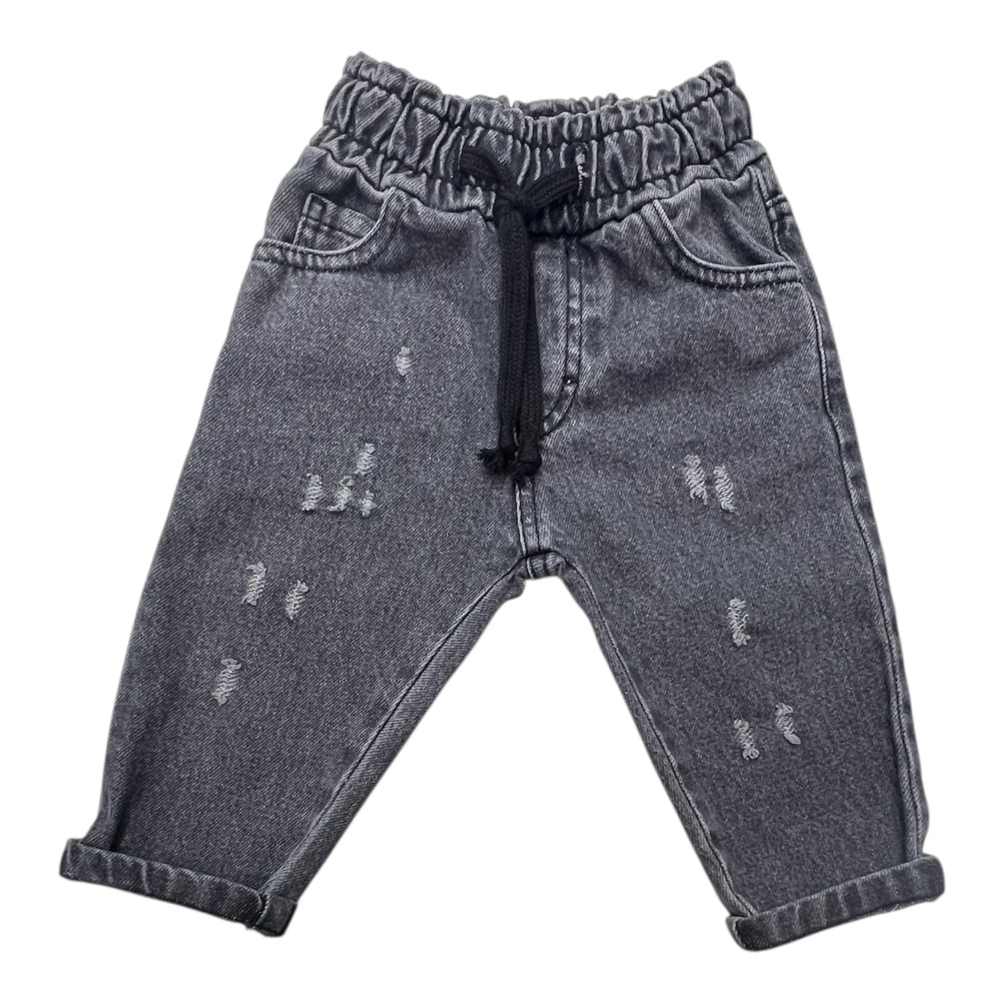 Rebel Jeans Bull con Elastico Giro Vita Da Bambino