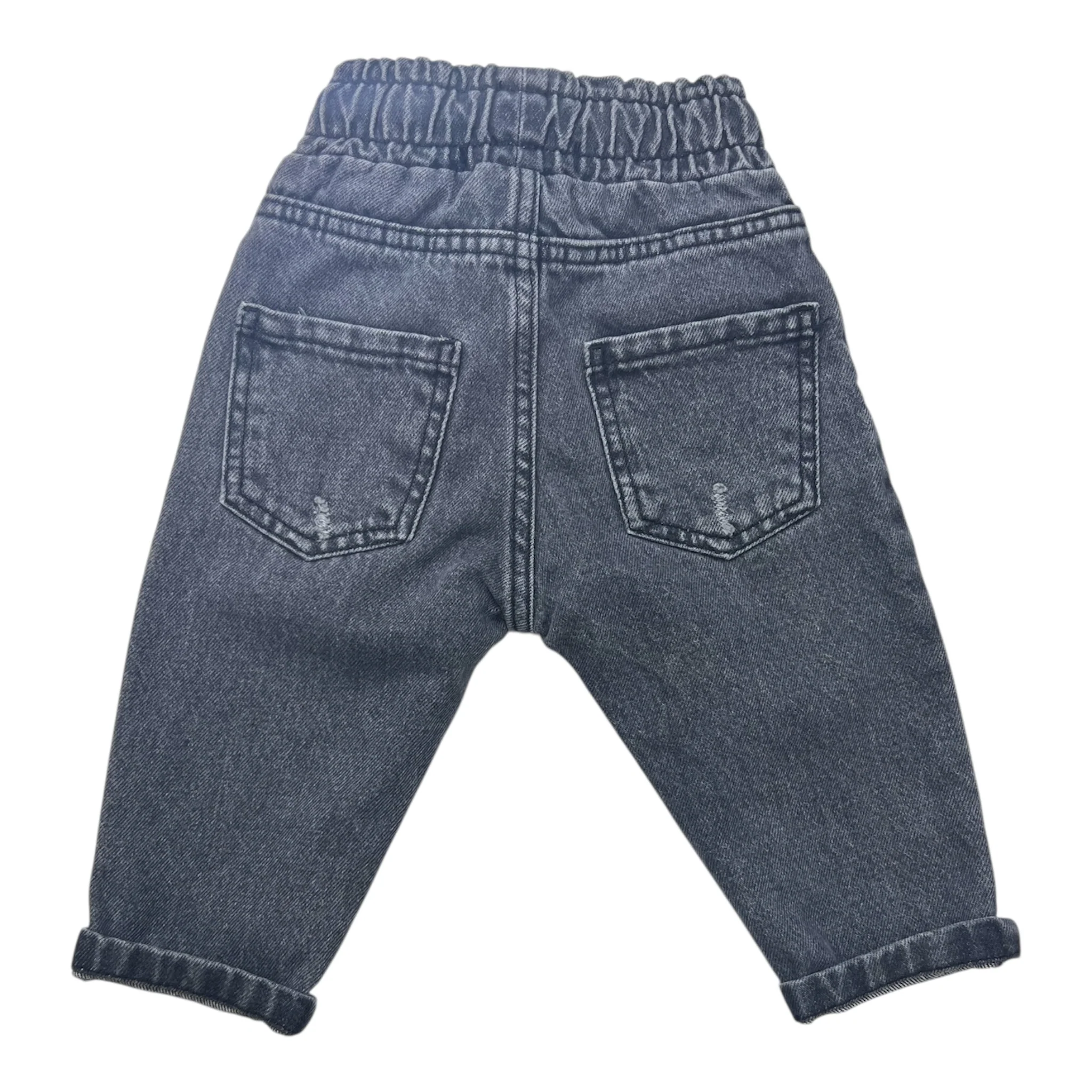 Rebel Jeans Bull con Elastico Giro Vita Da Neonato - immagine 4