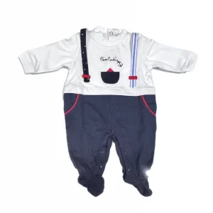 Tutina Pierre Cardin 100% Cotone Da Neonato