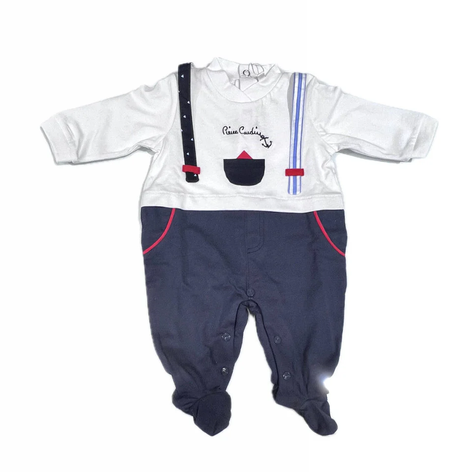 Tutina Pierre Cardin 100% Cotone Da Neonato