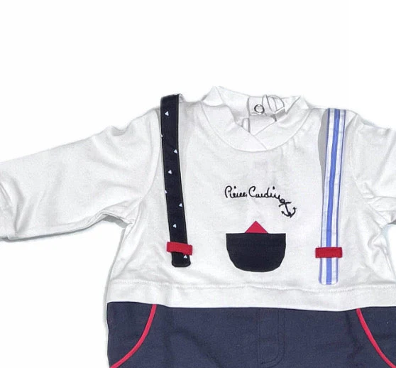 Tutina Pierre Cardin 100% Cotone Da Neonato - immagine 3