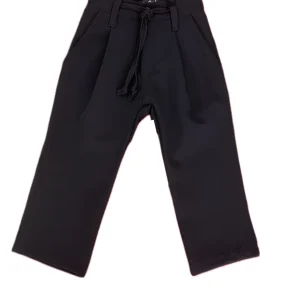 PIERRE CARDIN PANTALONE FONDO AMPIO DOPPIA PINCES NERO RAGAZZO