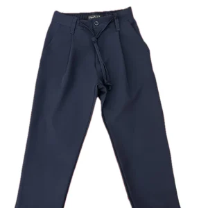 PIERRE CARDIN PANTALONE FONDO AMPIO DOPPIA PINCES BLUE NAVY RAGAZZO