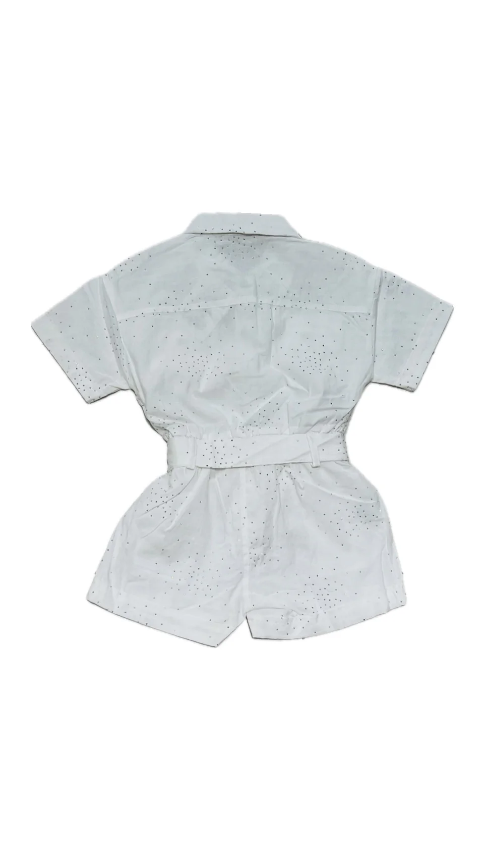 Tutina Bambina Diamond 100% Cotone con Cintura e Tasche - immagine 8