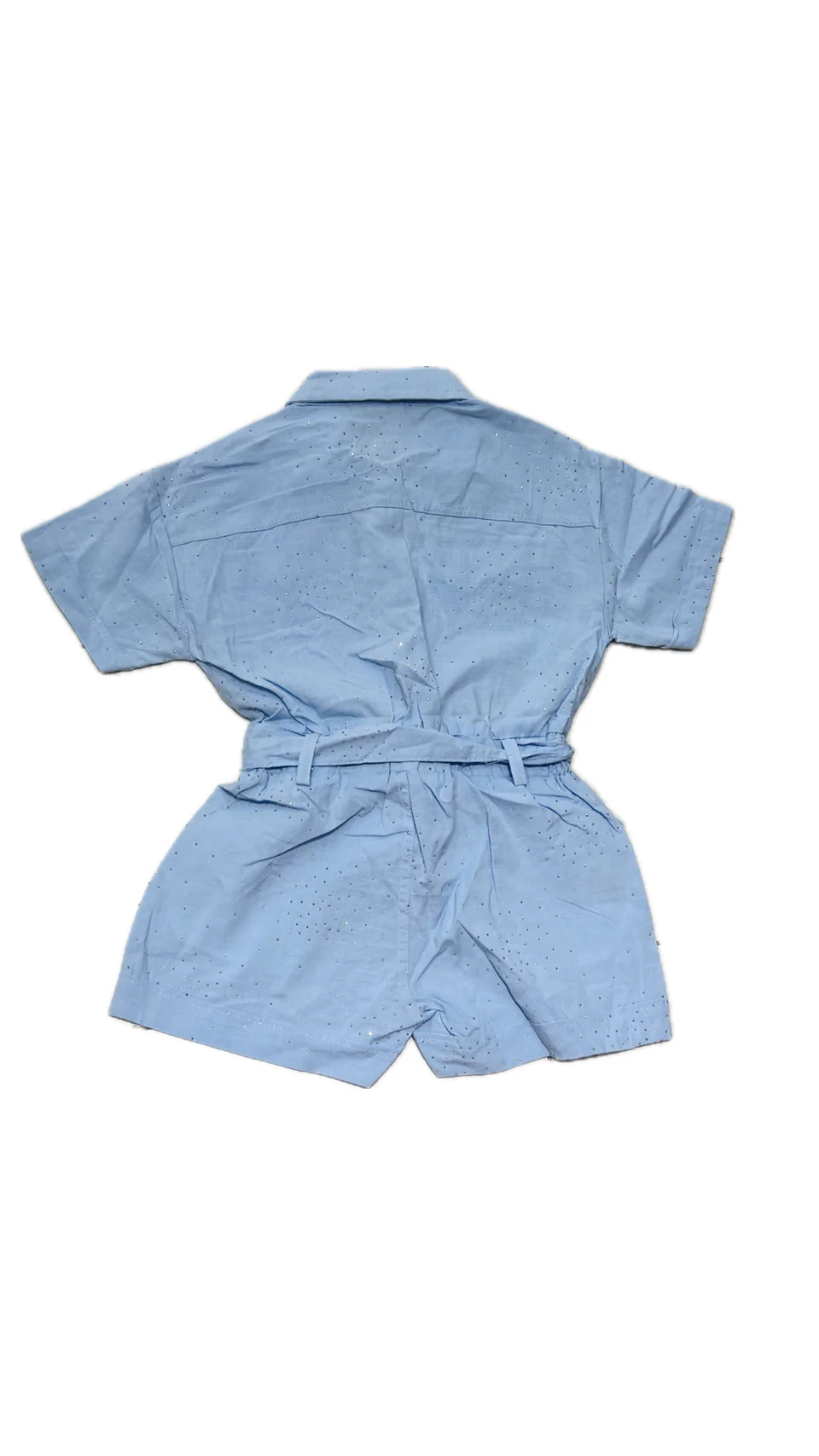 Tutina Bambina Diamond 100% Cotone con Cintura e Tasche - immagine 9