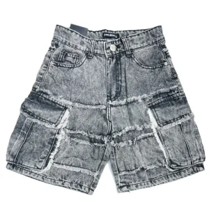 Bermuda Jeans Ragazzo Con Tasconi