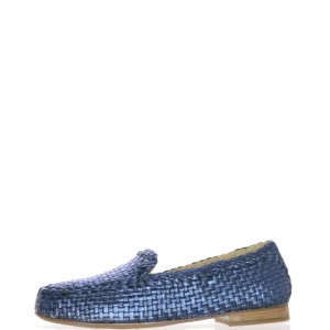 Mocassino basso in pelle intrecciata Ara