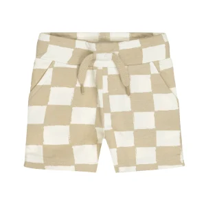 Dirkje Short In Felpa/Cotone a Scacchi Neonato