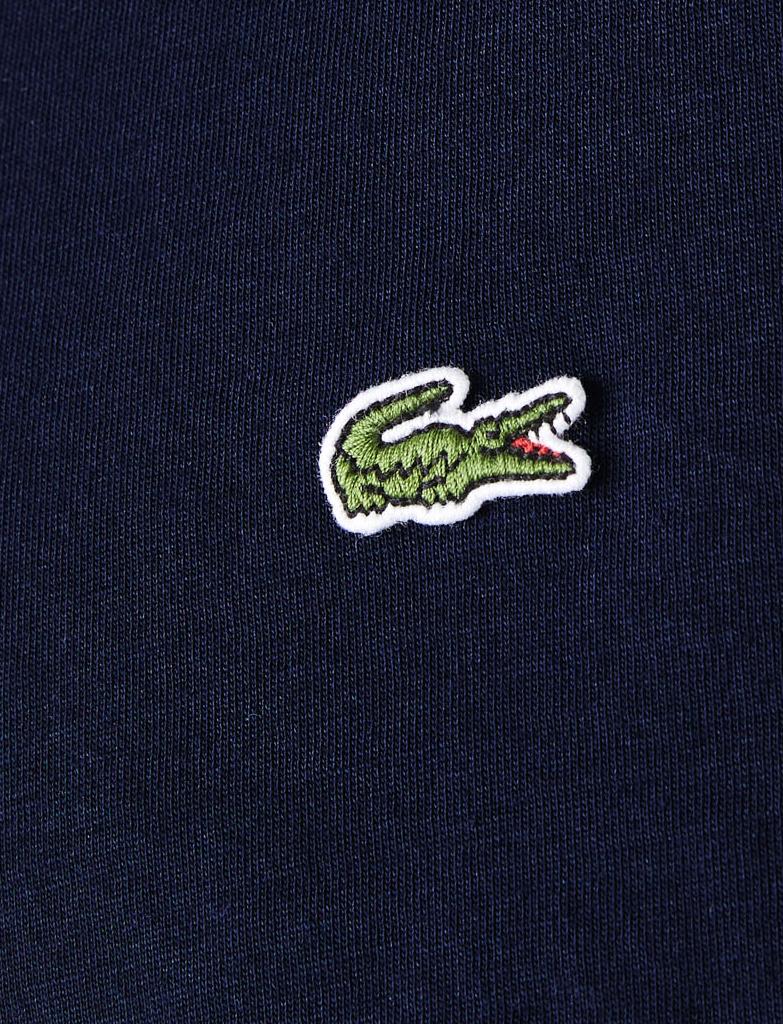 LACOSTE – T-shirt a girocollo in jersey di cotone Pima – Blu navy – TH6709 166 - immagine 5