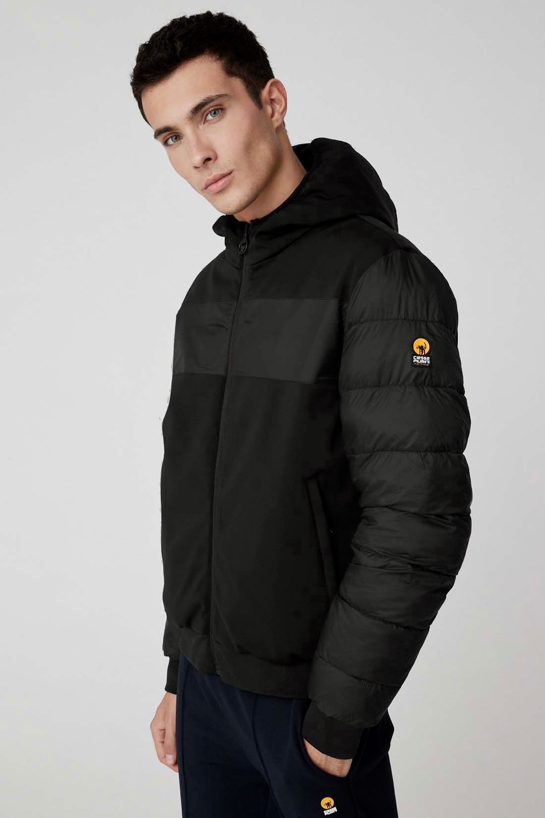 CIESSE – PIUMINO CON CAPPUCCIO Ridley – Nero